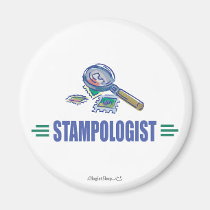 Humorous Stamp Collecting Magnet