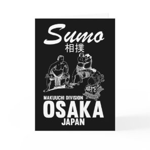 Humorous Sumo Wrestler Judo Osaka Japan Wrestler S Card