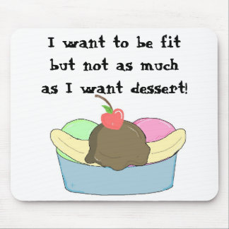 Humorous Sundae Mouse Pad
