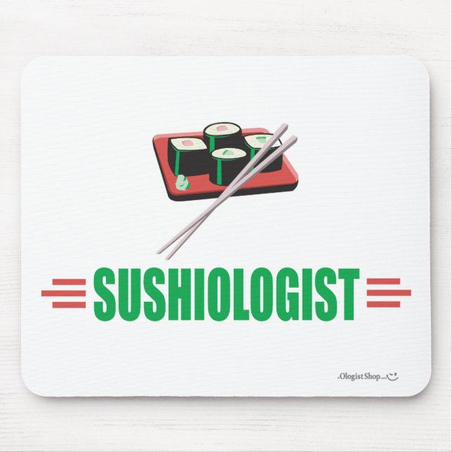 Humorous Sushie Mouse Pad (Front)