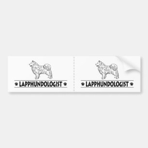 Humorous Swedish Lapphund Bumper Sticker