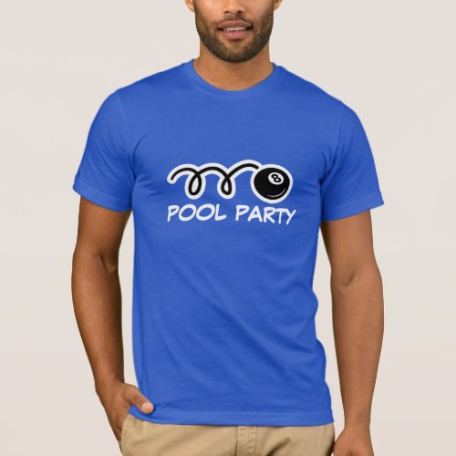 Humorous t_shirt for pool players  Eightball