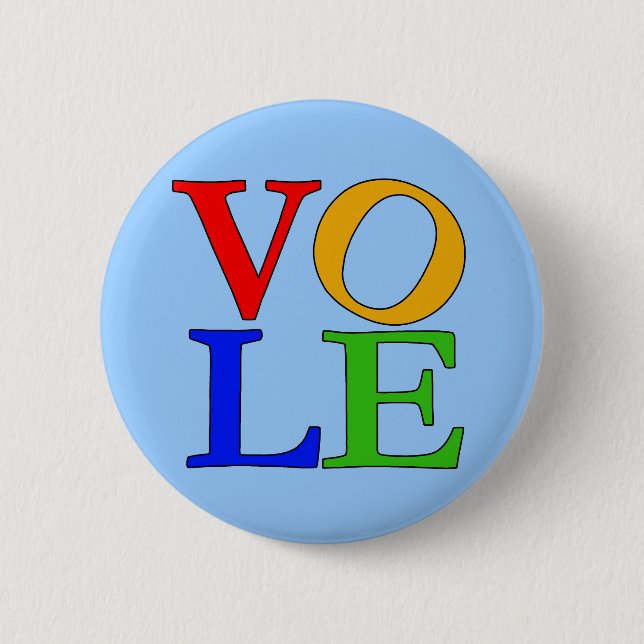 Humorous Take on LOVE T-shirts and Gifts Button (Front)