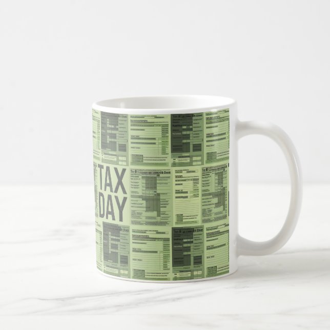 Humorous Tax Day Relief Gift Coffee Mug (Right)