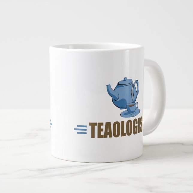 Humorous Tea Giant Coffee Mug (Front Right)