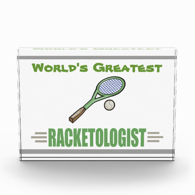 Humorous Tennis Player Award (Front)