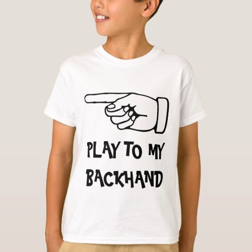 Humorous tennis t shirt with funny saying