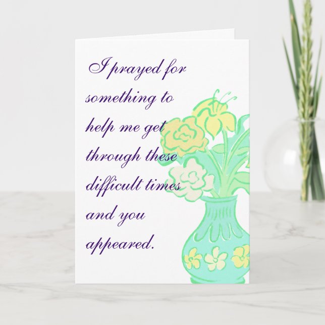 Humorous Thank You - 1 Card (Front)