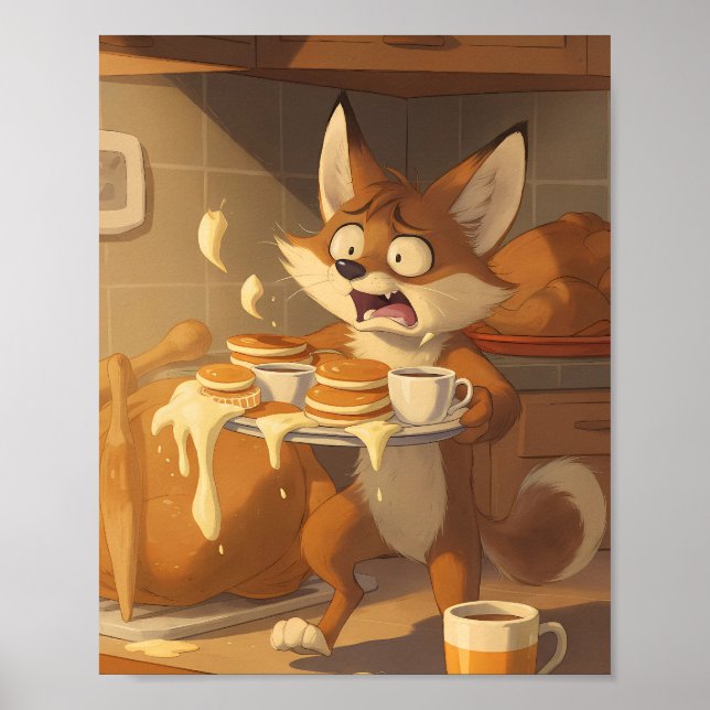 Humorous Thanksgiving: Flicker's Tricky Tray Poster (Front)