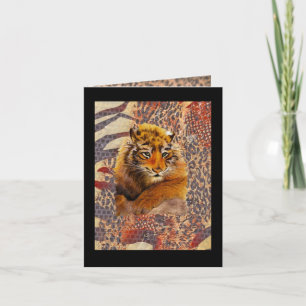 Humorous Tiger Cub Birthday Card