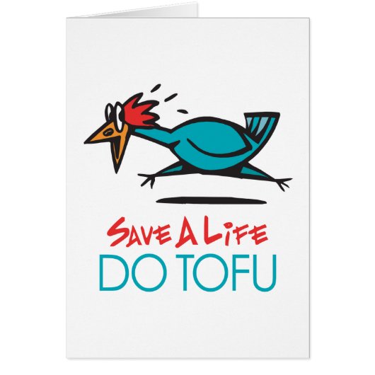 Humorous Tofu Design Cards (Front)
