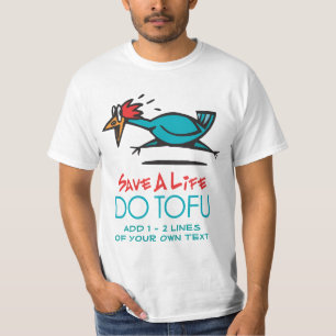 Humorous Tofu Design T-Shirt