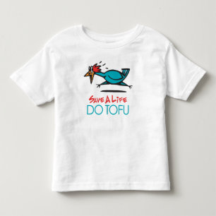 Humorous Tofu Design Toddler T-shirt