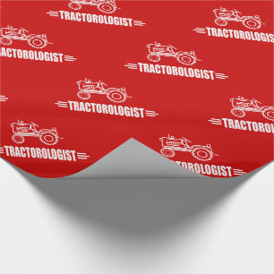 Humorous Tractor Lover Wrapping Paper