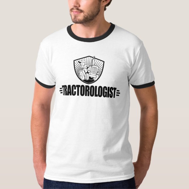 Humorous Tractor T-Shirt (Front)