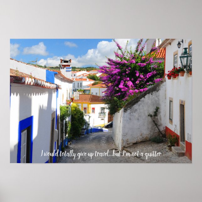 Humorous travel quotes- Portugal Poster (Front)