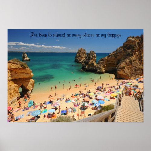 Humorous travel quotes_ Portugal Poster