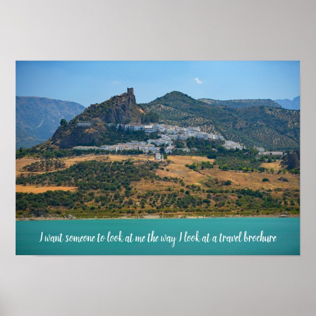 Humorous travel quotes- Spain Poster (Front)