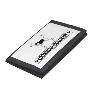 Humorous Treeing Walker Coonhound Trifold Wallet