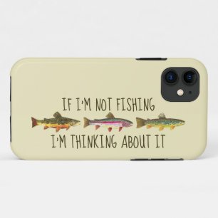 Humorous Trout FIy Fishing Angler iPhone 11 Case