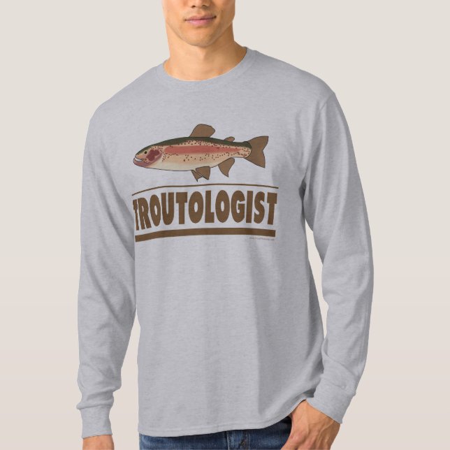 Humorous Trout T-Shirt (Front)