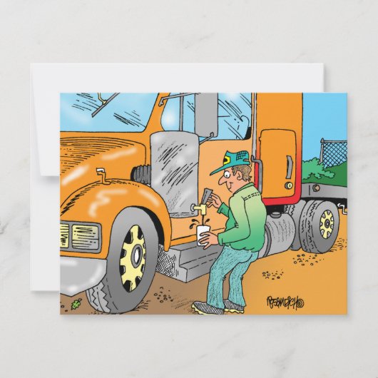 HUMOROUS TRUCKER CARTOON GIFTS (Front)