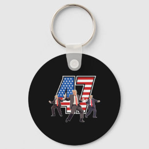 Humorous Trump Funny Victory Dance Trump Dancing A Keychain