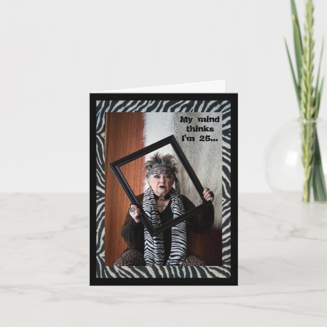 Humorous Truth of Body vs  Mind Card (Front)