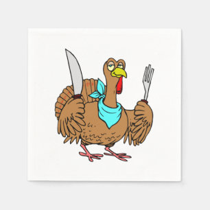 Humorous Turkey Napkins