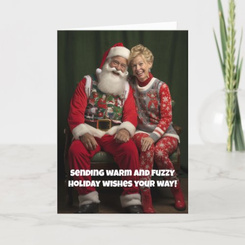 Humorous  Ugly Sweater  Holiday Card