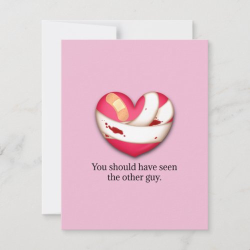 Humorous Valentine Breakup Divorce Personalized Note Card