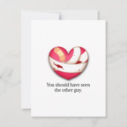 Humorous Valentine Breakup Divorce Personalized Note Card