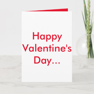 Humorous Valentine's Card