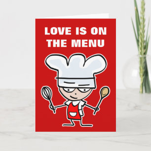 Humorous Valentine's Day Greeting card about love