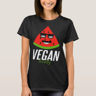 Humorous Vegan Buddy Artwork T-Shirt