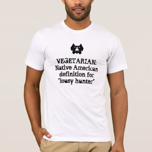 Humorous Vegetarian Quote Tee Shirt