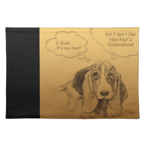 Humorous Vietnamese Chinese Dog Year C Placemat