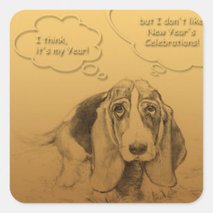 Humorous Vietnamese Chinese Dog Year S Sticker