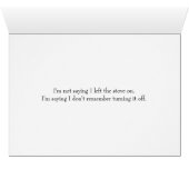 Humorous Vintage Felt Dolls Walking Card (Inside Horizontal (Bottom))