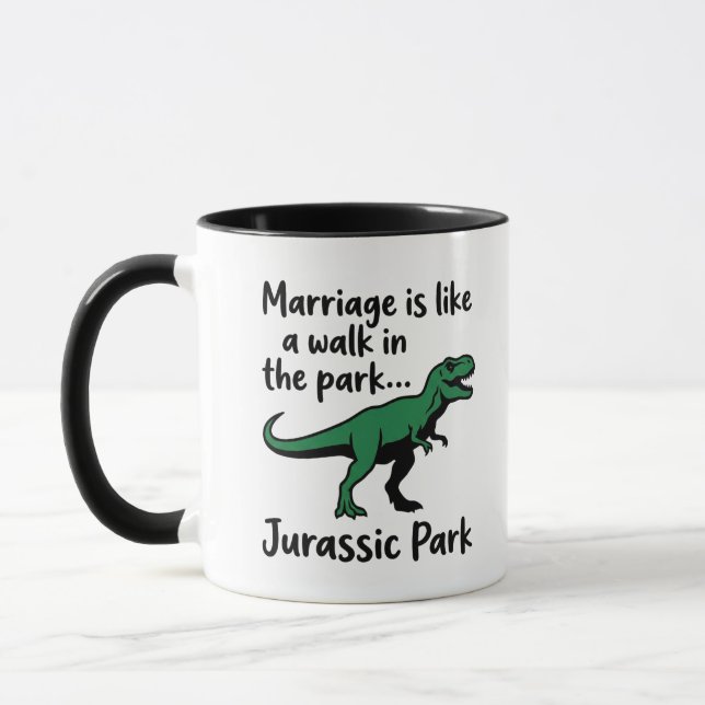 Humorous Wedding & Anniversary Gift Mug (Left)