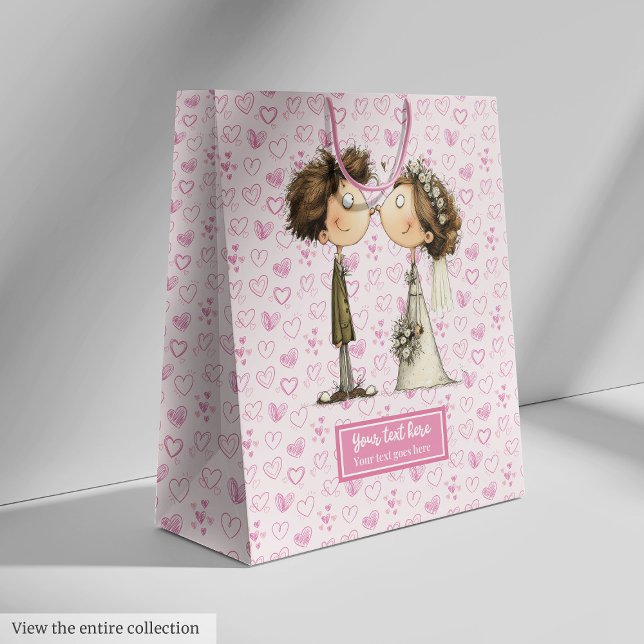 Humorous wedding gift bag for couple (Humorous wedding gift bag for couple)