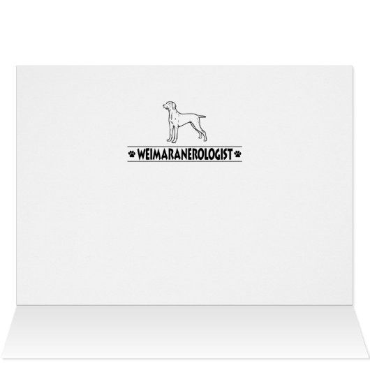 Humorous Weimaraner (Inside Horizontal (Top))