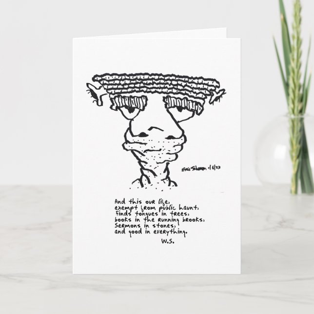 Humorous Well-Read Freak Card 1-6-23 (Front)