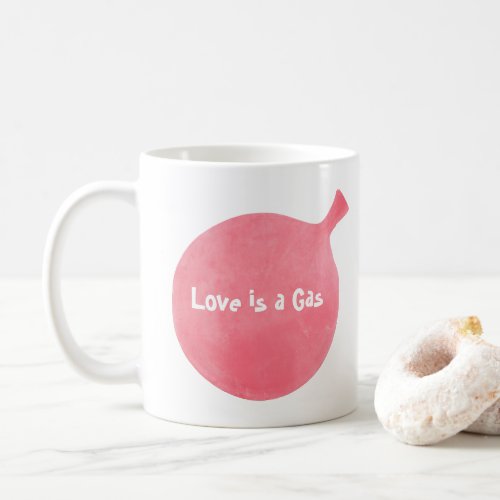 Humorous Whoopee Cushion Love is a Gas Coffee Mug