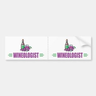 Humorous Wine Bumper Sticker