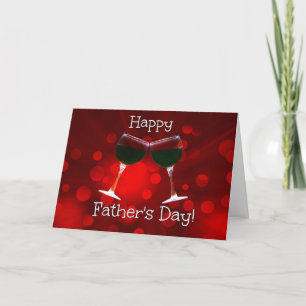 Humorous Wine Happy Father's Day Card