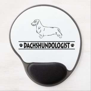 Humorous Wirehaired Dachshund Gel Mouse Pad