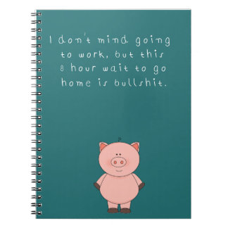 Humorous work notebook