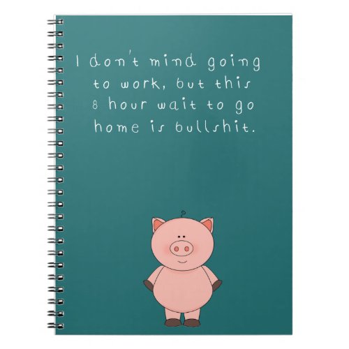 Humorous work notebook