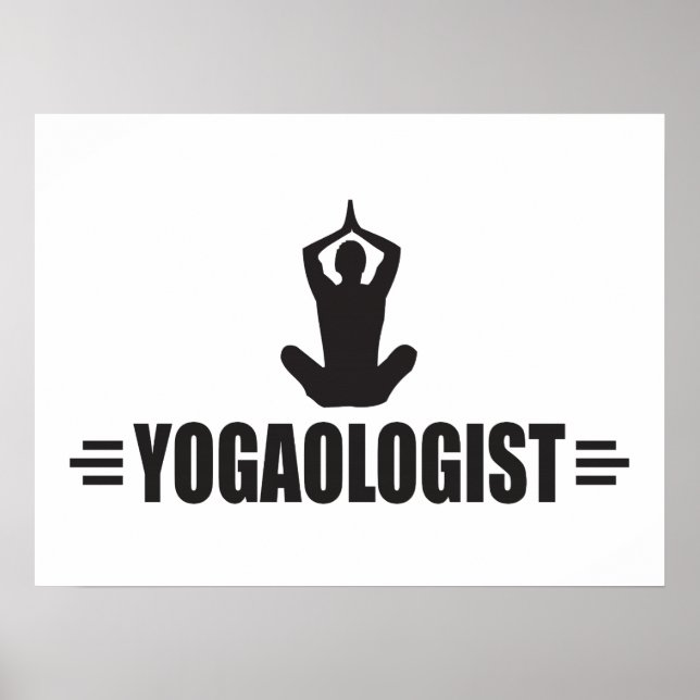 Humorous Yoga Poster (Front)